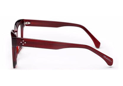 Thick Red Spectacles Frames Square Full Rim Acetate Frame for Men & Women