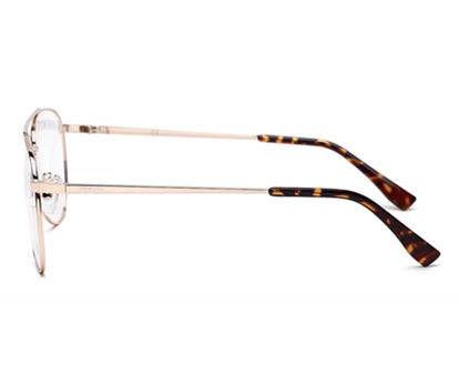 GOLD AVIATOR FRAME FOR MEN WITH TORT TEMPLE