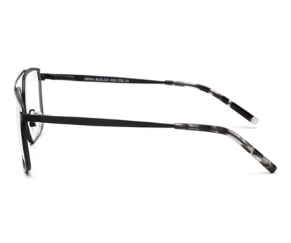 Stylish Sleek Black & SIlver Frame