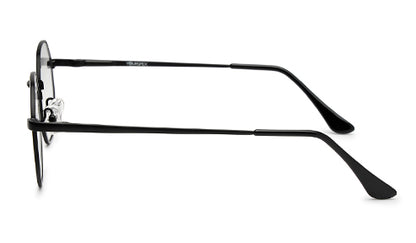 Stylish Hexagon Black Spectacles