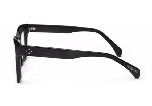 Thick Black Square Full Rim Acetate Frame for Men & Women