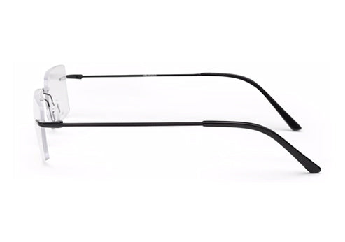 Black Rimless Frame For Men & Women
