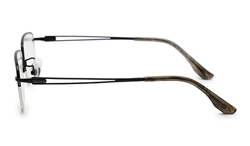 Zenith Titanium Sleek Black Frames