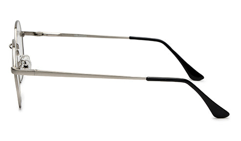 Stylish Hexagon Silver Spectacles