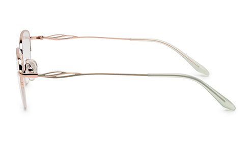 Zenith Titanium Rose Gold Crystal Frames