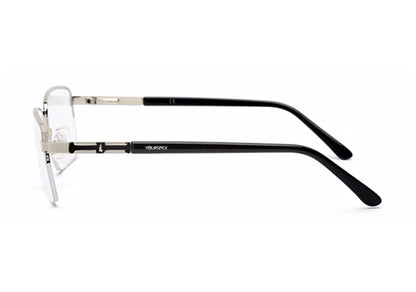 HALF RIM SILVER SPECTACLES FOR MEN
