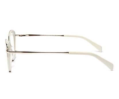 White Cateye Frames