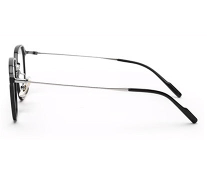 Black Full Rim Glass Frame Specs for Men