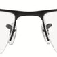 RAY-BAN HIGHSTREET METAL RECTANGLE MAN OPTICAL FRAME