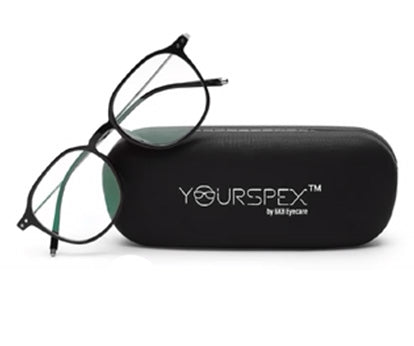 Square Full Rim Black Frames for Men & Women