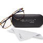 Brown Tortoise Square Shaped Acetate Eyeglasses Frames for Men