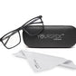 Checkers Square Shaped Acetate Eyeglasses Frames for Men