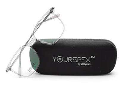 Square Clear Transparent Frame Glasses for Men