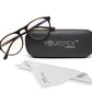 Brown Black MOD Aviator Style Acetate Eyeglasses Frames for Men