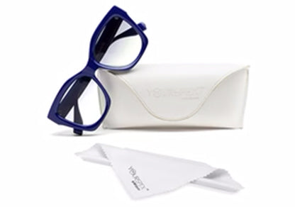 Thick Blue Sunglasses