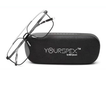 Stylish Sleek Black & SIlver Frame
