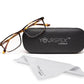 Brown Tortoise Rectangular Acetate Eyeglass Frame for Men