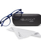 Blue MOD Aviator Style Acetate Eyeglasses Frames for Men