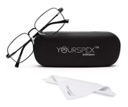 SQUARE UNISEX BLACK SPECTACLES