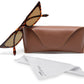 Tort Brown Cateye Vintage UV Protected Sunglass for Women