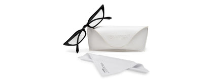 Black Cateye Vintage Zero Power Computer Spex