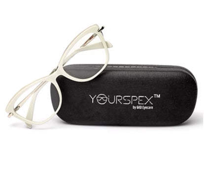 White Cateye Frames