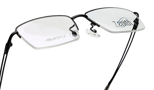 Zenith Titanium Sleek Black Frames
