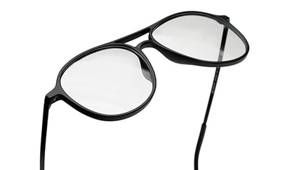 Classic Aviator Black Ultralight Spectacles