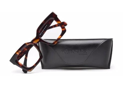 Thick Brown Tort Square Full Rim Acetate Frame for Men & Women