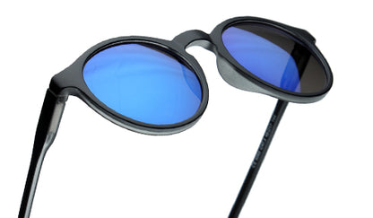 Blue Mirror UV Travel Sunglass