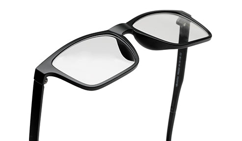 Classic Black Ultralight Clip-on Spectacles