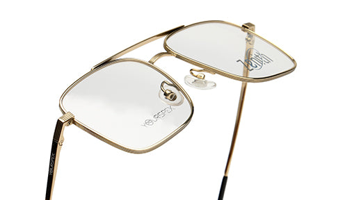 Zenith Titanium Gold Large Square Frame