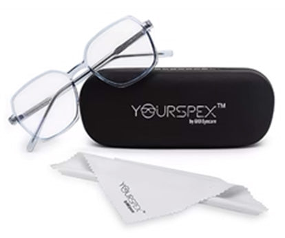 Blue Square Full Rim Acetate Frame for Women