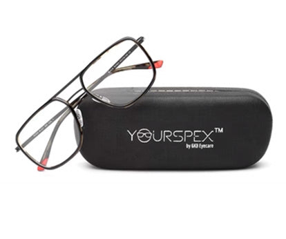 Tort & Black Framed Square Glasses