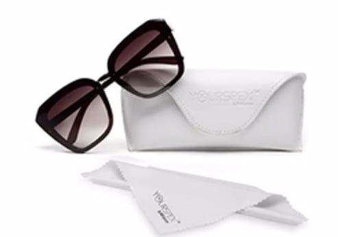 Gradual Brown Square Shaped UV Sunglass