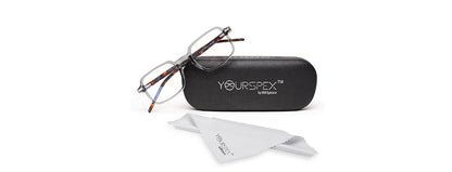 Light Grey Square Shape Acetate Frame for kids