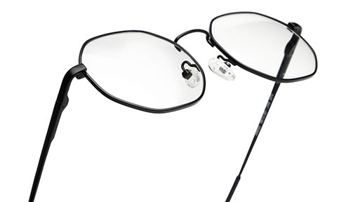Stylish Hexagon Black Spectacles