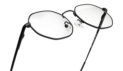 Stylish Hexagon Black Spectacles