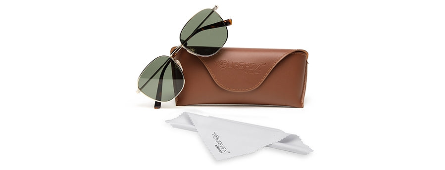 Grey Shade Oval Shaped Polarised UV Sunglass