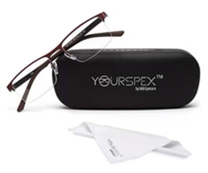 HALF RIM WINE SPECTACLES FOR MEN