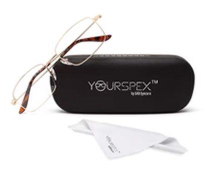 RECTANGLE FRAMES FOR MEN WITH TORT TEMPLE