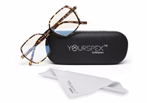 Brown Tort Square Full Rim Acetate Frame for Women