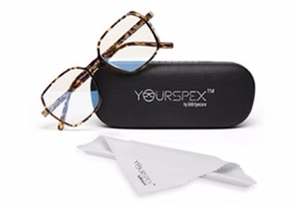 Brown Tort Square Full Rim Acetate Frame for Women