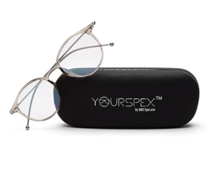 Light Brown Transparent Glasses Frames