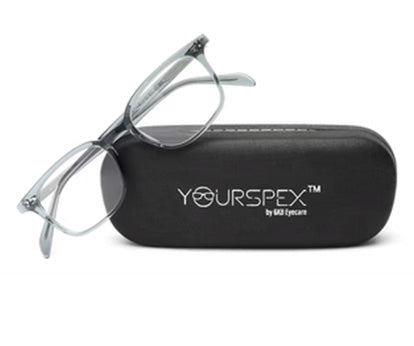 Grey Acetate Square Frame