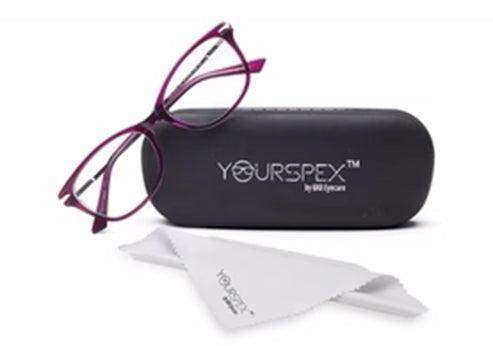 Pink Cateyes Full Rim Acetate Metal Frame for Women