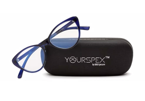 Blue Cateye Eyeglasses for Women