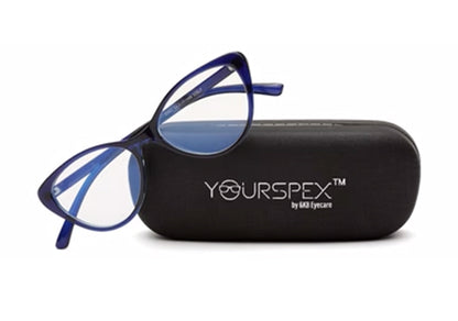 Blue Cateye Eyeglasses for Women