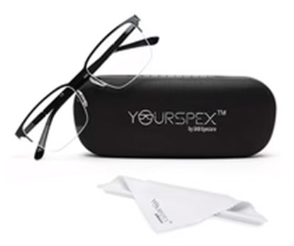 BLACK HALF RIM SPECTACLES