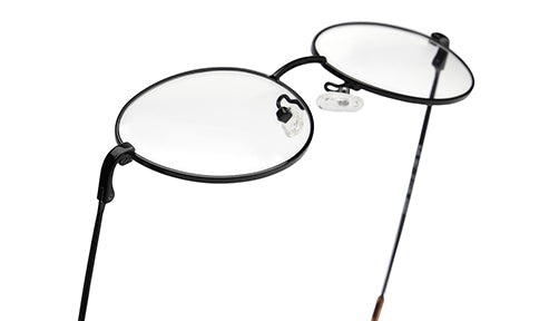 Sleek Designed Oval Black Spectacles